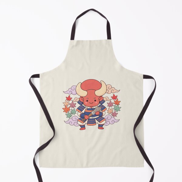 Item preview, Kawaii Japanese Oni Warrior | Maple Leaf Samurai Art designed and sold by MrDev.