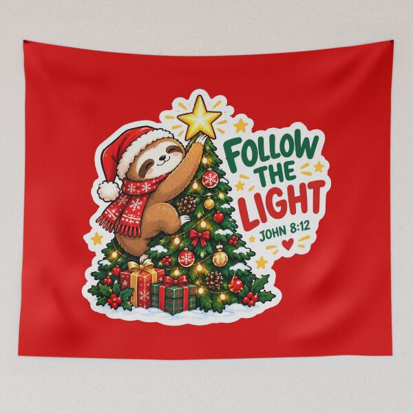Item preview, John 8:12 Follow The Light designed and sold by plushism.