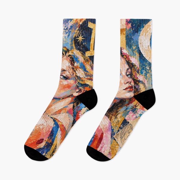 Item preview, Gemini Zodiac Painting – Duality of the Twins designed and sold by GalleryKauffeld.