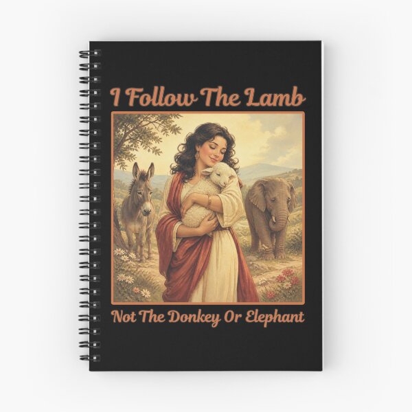 Item preview, I Follow The Lamb Not The Donkey Or Elephant designed and sold by tellia-kallisto.