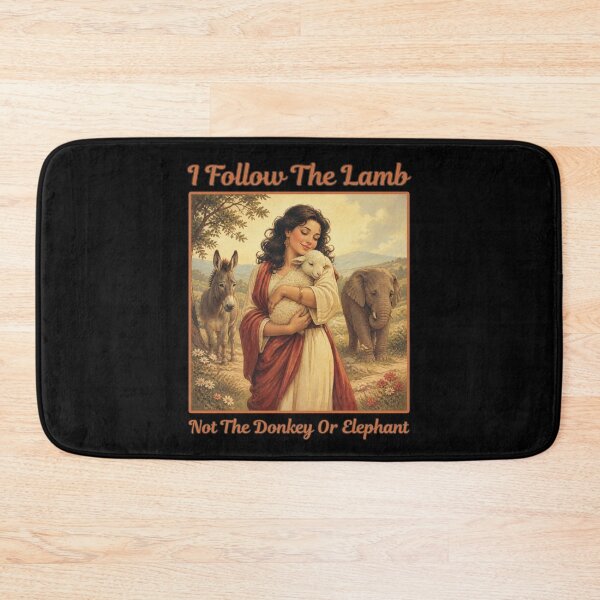 Item preview, I Follow The Lamb Not The Donkey Or Elephant designed and sold by tellia-kallisto.