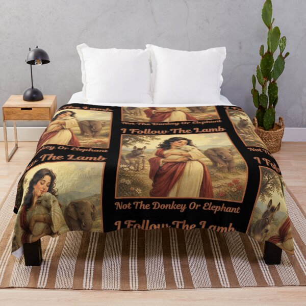 Item preview, I Follow The Lamb Not The Donkey Or Elephant designed and sold by tellia-kallisto.
