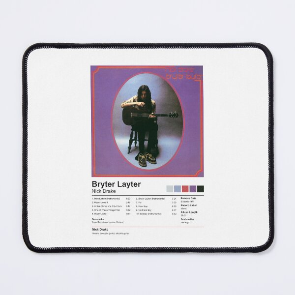 Item preview, Nick Draker - Bryter Layter (Album Poster) designed and sold by curseofkazar.