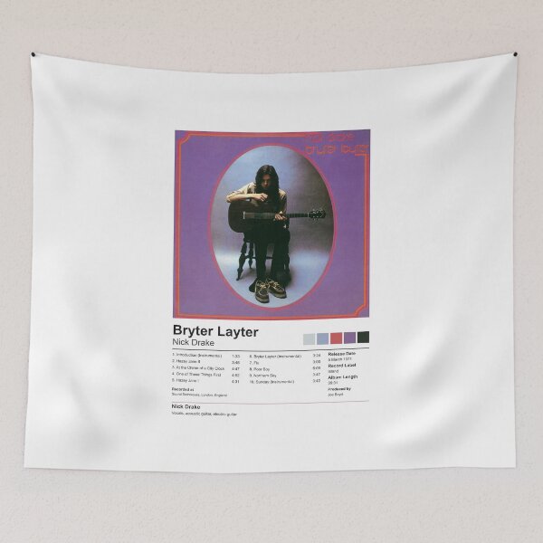 Item preview, Nick Draker - Bryter Layter (Album Poster) designed and sold by curseofkazar.