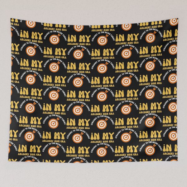 Item preview, Groovy In My Archery Mom Era Straight To The Target designed and sold by mumchaosdesigns.