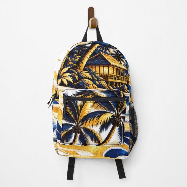 Item preview, Golden Blue Tropical Paradise designed and sold by NeuroArtGallery.