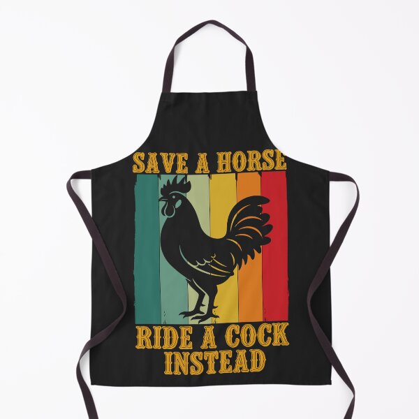 Item preview, Funny Retro Save A Horse Ride A Cock Instead designed and sold by legendaryskins.