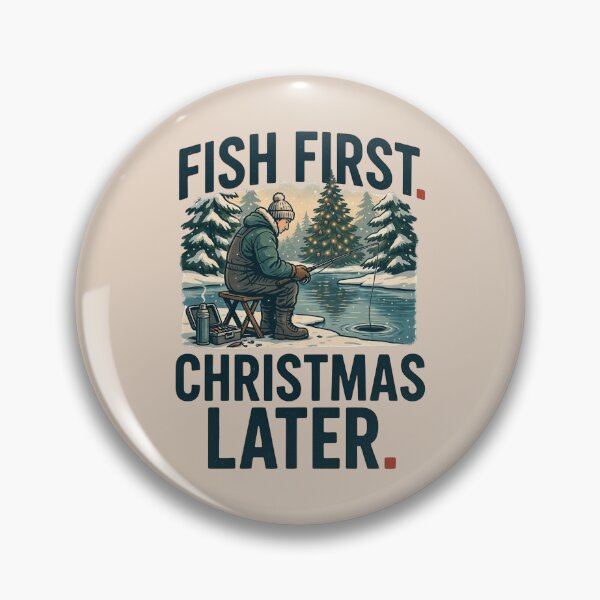 Item preview, Funny Fishing Christmas Gift for Anglers designed and sold by WikaKowalczyk.