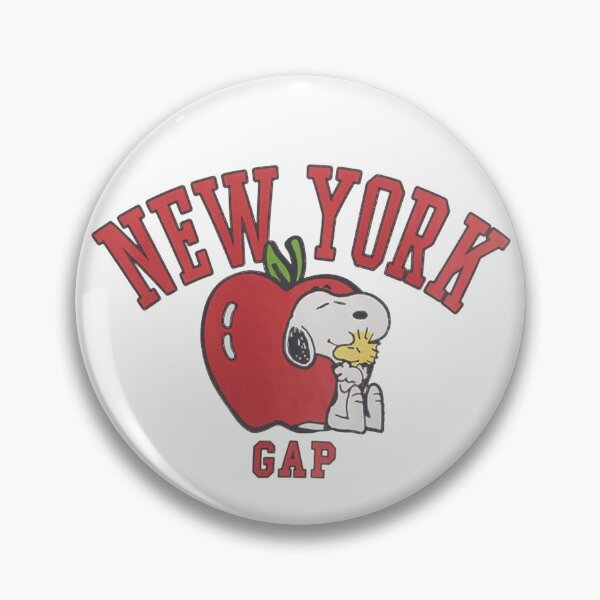 Item preview, Snoopy New York Gap Apple Graphic designed and sold by Lycheelich.