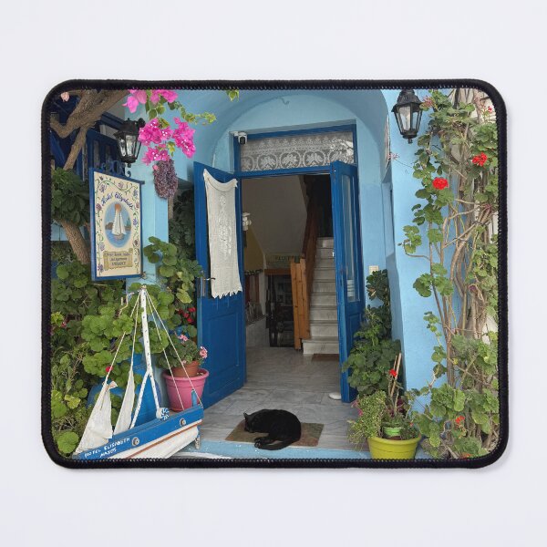 Item preview, Hotel Cat in Greece designed and sold by GeekyGirlsGarb.