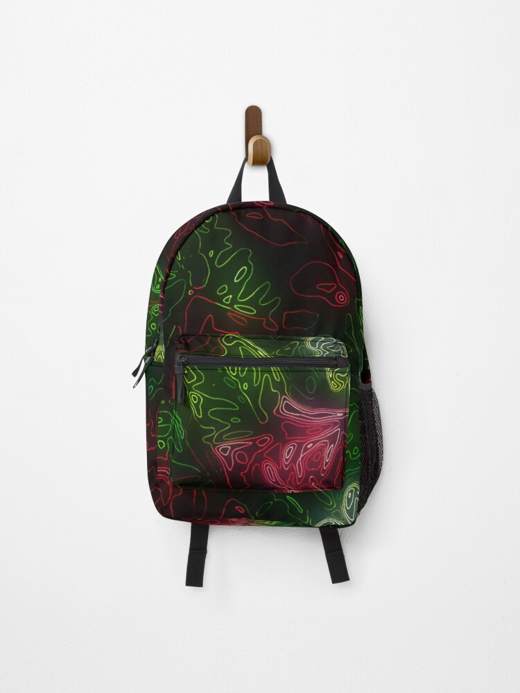 Thumbnail 1 of 3, Backpack, Glow Wire Red Roses  designed and sold by tarjan95.
