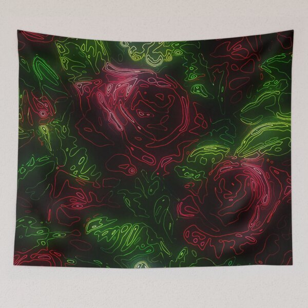 Item preview, Glow Wire Red Roses  designed and sold by Digital Attic 95.