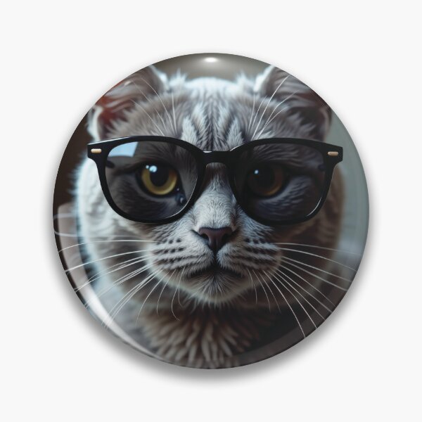 Item preview, Cool Grey Cat in Sunglasses designed and sold by VFXguy.