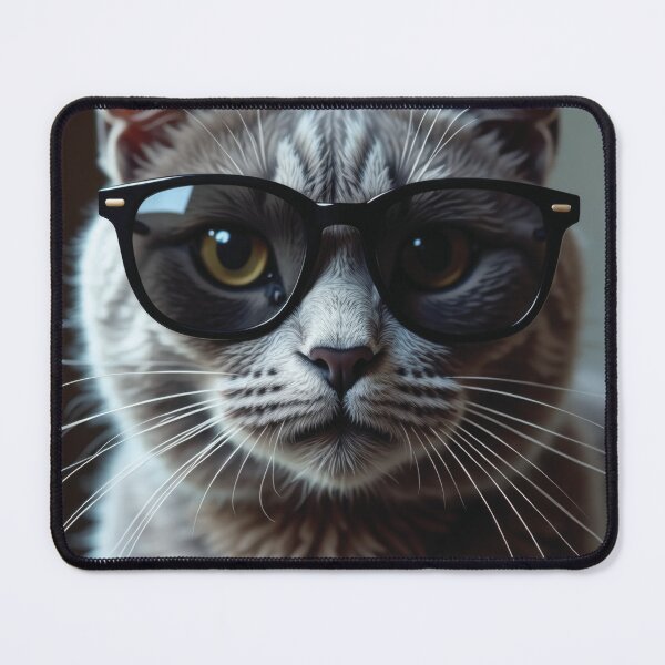 Item preview, Cool Grey Cat in Sunglasses designed and sold by VFXguy.