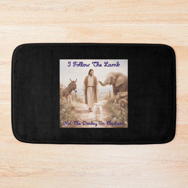 Item preview, I Follow The Lamb Not The Donkey Or Elephant designed and sold by tellia-kallisto.
