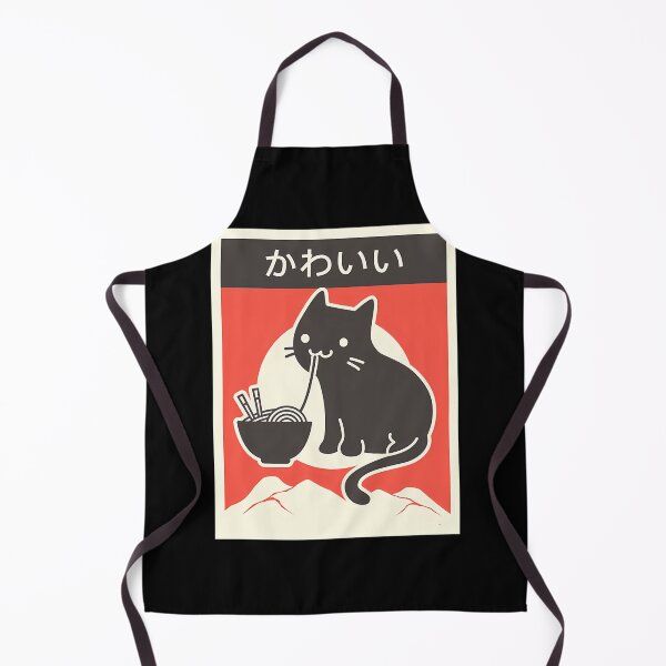 Item preview, Kawaii Vintage Style Japenese Ramen Cat designed and sold by DesignerDourado.