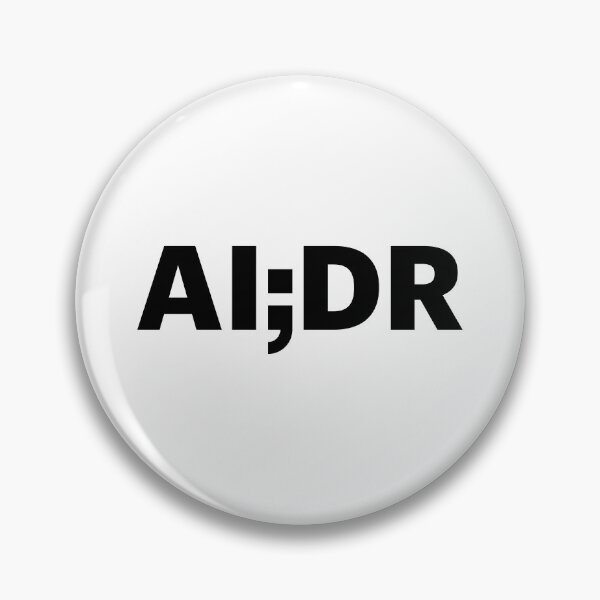 Item preview, AI;DR - Short for AI Didn't Read (Black) designed and sold by STUDIO-72.