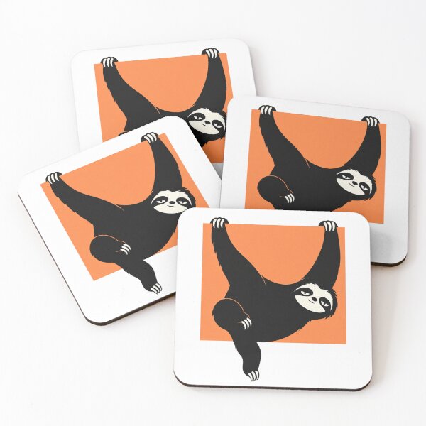 Item preview, Sloth hanging from the edge of the frame designed and sold by Lazenco.