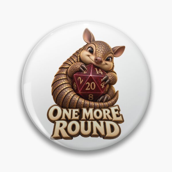 Item preview, One More Round Armadillo Dice Night designed and sold by TrendTribeTP.