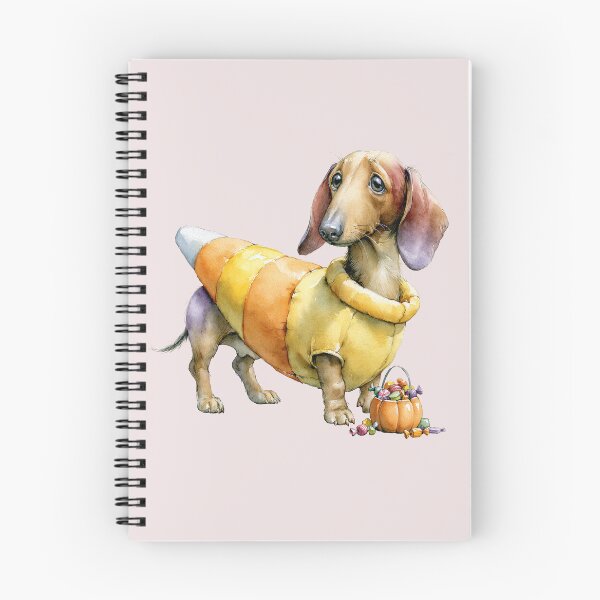 Item preview, Candy Corn Dachshund – Cute Halloween Sausage Dog designed and sold by NadinArtStudio.