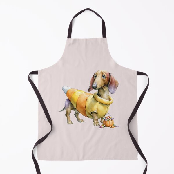Item preview, Candy Corn Dachshund – Cute Halloween Sausage Dog designed and sold by NadinArtStudio.