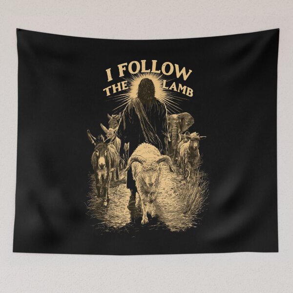 Item preview, I Follow The Lamb Not The Donkey Or Elephant Design designed and sold by DyzioSupply.