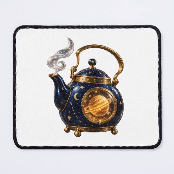 Item preview, Cosmic Kettle Tiny Ringed Planet designed and sold by TrendTribeTP.