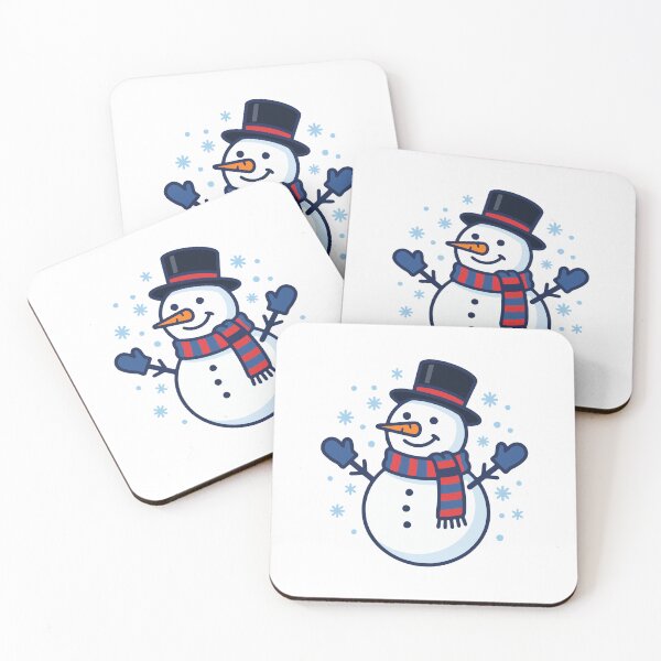 Item preview, Cute Snowman with Top Hat Scarf designed and sold by AIG - Andrei Ilie Graphics.