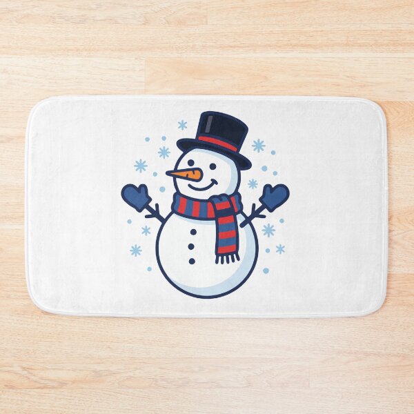 Item preview, Cute Snowman with Top Hat Scarf designed and sold by AIG - Andrei Ilie Graphics.