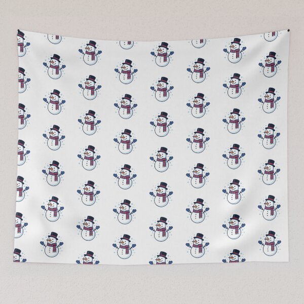 Item preview, Cute Snowman with Top Hat Scarf designed and sold by AIG - Andrei Ilie Graphics.