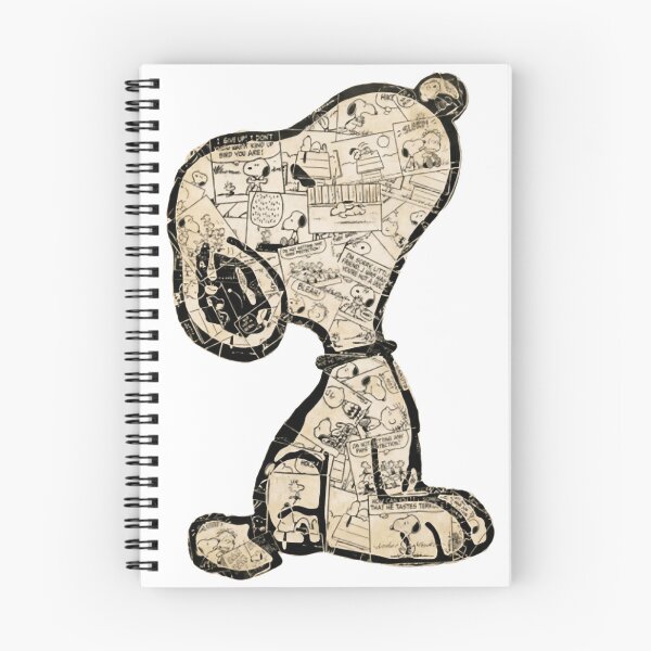 Item preview, Snoopy Peanuts Comic Strip Collage Silhouette designed and sold by Lycheelich.