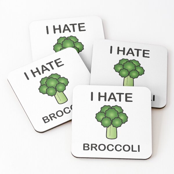 Item preview, I Hate Broccoli - Funny Picky Eater Gift designed and sold by I HATE IT!.