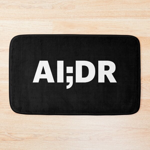 Item preview, AI;DR - Short for AI Didn't Read (White) designed and sold by STUDIO-72.