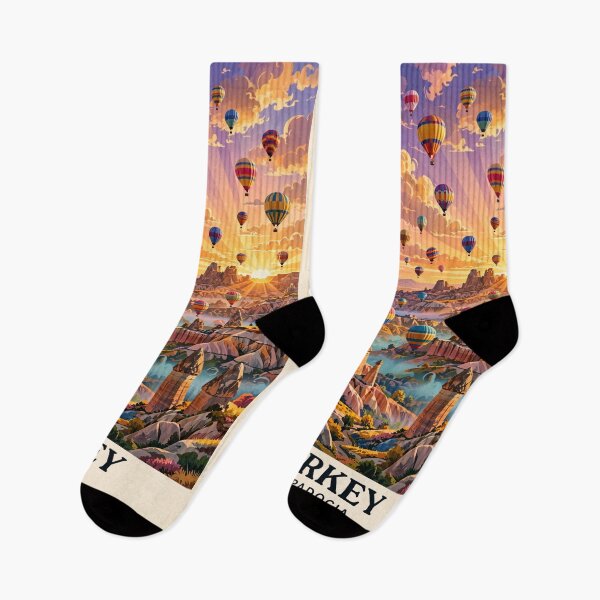 Item preview, Turkey — Cappadocia — A Magical Sunrise Above the Valley of Fairy Chimneys designed and sold by DibujandoPorfa.