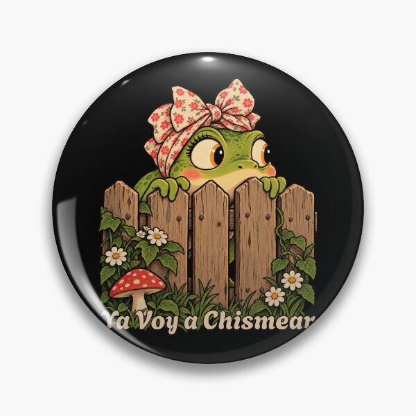 Item preview, Ya Voy a Chismear Nosy Neighbor Frog designed and sold by GibasVisuals.