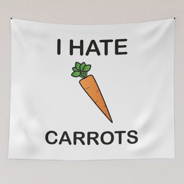 Item preview, I Hate Carrots - Funny Picky Eater Gift designed and sold by I HATE IT!.