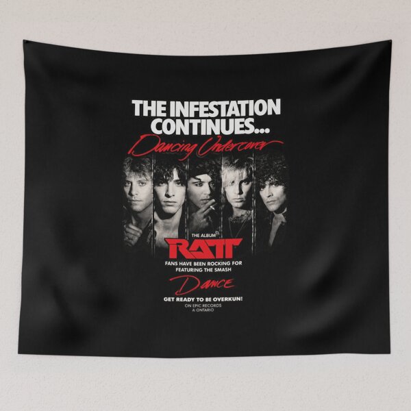 Item preview, Ratt Dancing Undercover Rock Music designed and sold by bindrimtog66.