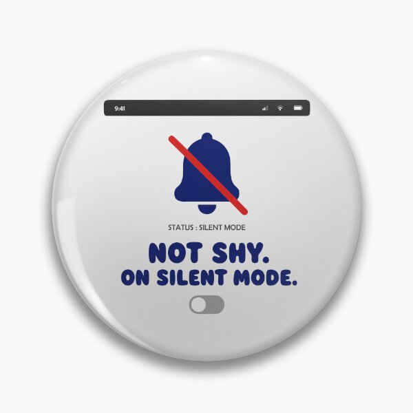 Item preview, Not Shy On Silent Mode Introvert designed and sold by fadilow.