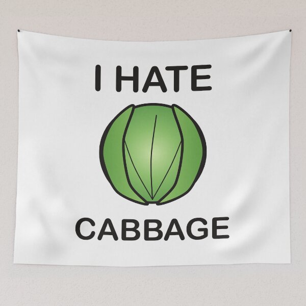 Item preview, I Hate Cabbage - Funny Picky Eater Gift designed and sold by I HATE IT!.