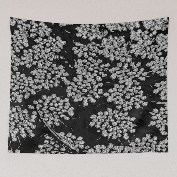 Item preview, Silver Queen Anne’s Lace – Elegant Botanical Art designed and sold by SulkaCreative.