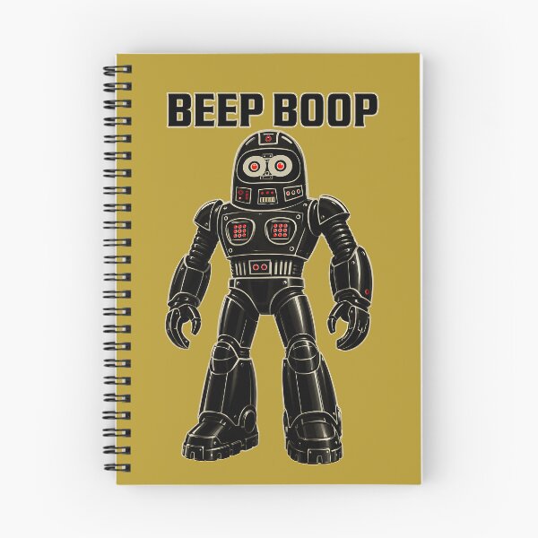 Item preview, Beep Boop Black designed and sold by Rockett Graphics.