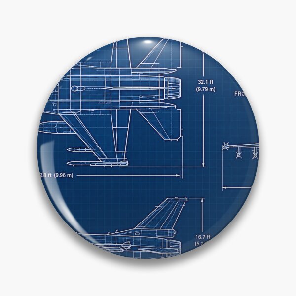 Item preview, F16 Jet Aircraft Fighter Jet Blueprint Design designed and sold by weirdcountry.