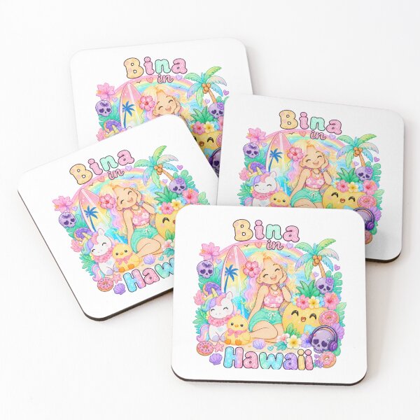Item preview, Bina Name Gift Pastel Goth Hawaii Kawaii Aesthetic designed and sold by TheChalkyFox.