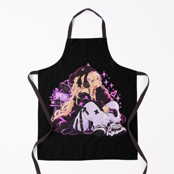 Item preview, Neko Yuki Gamer Girl – Anime Gaming Cat Girl designed and sold by Vantu Design.