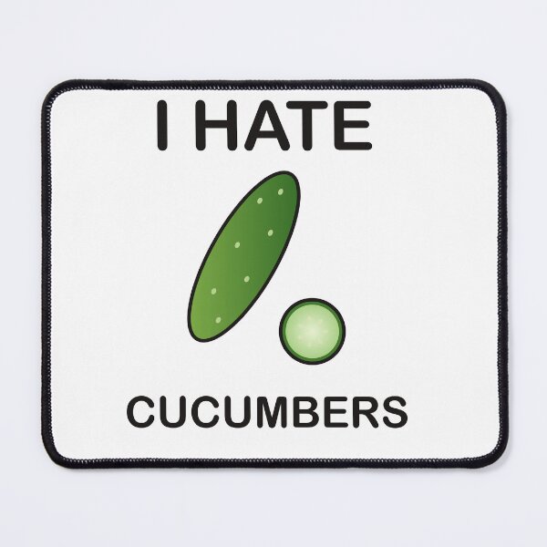 Item preview, I Hate Cucumbers - Funny Picky Eater Gift designed and sold by I HATE IT!.