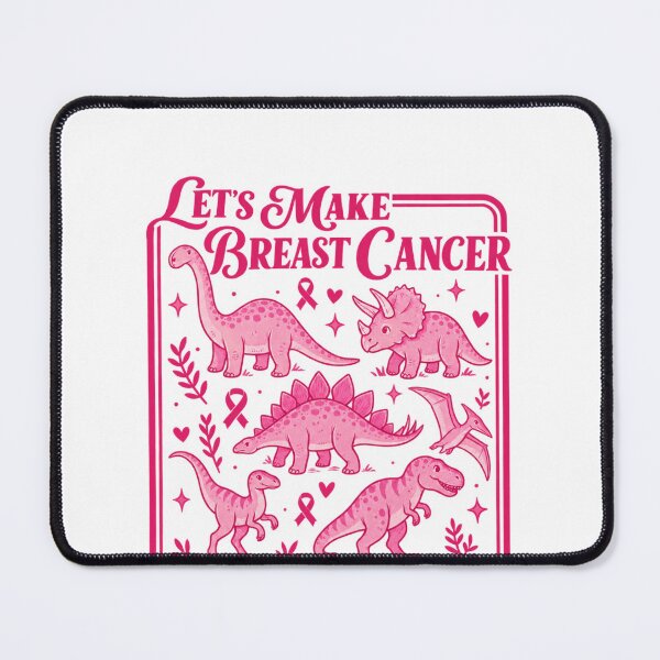 Item preview, Pink Dinosaur Breast Cancer Awareness Let's Make Extinct designed and sold by RideMche.