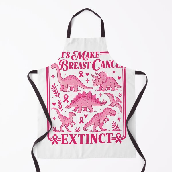 Item preview, Pink Dinosaur Breast Cancer Awareness Let's Make Extinct designed and sold by RideMche.