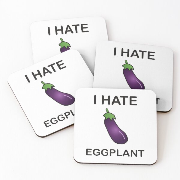 Item preview, I Hate Eggplant - Funny Picky Eater Gift designed and sold by I HATE IT!.