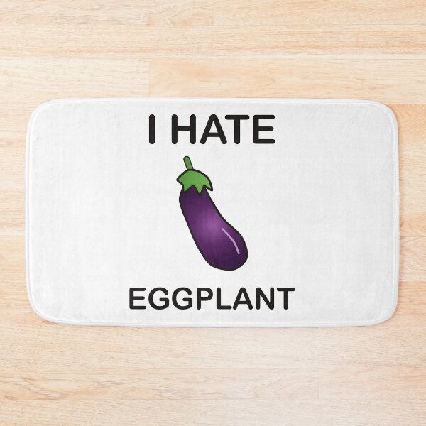 Item preview, I Hate Eggplant - Funny Picky Eater Gift designed and sold by I HATE IT!.