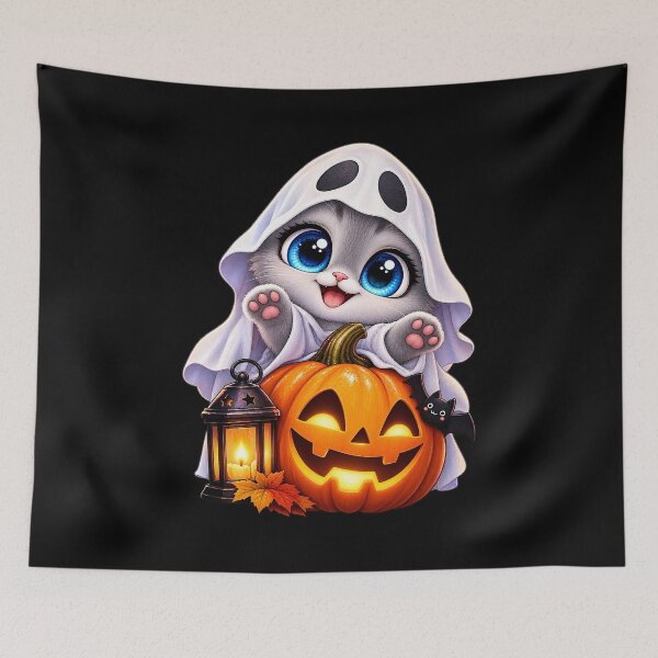 Item preview, Ghost Cat  designed and sold by Meow Story .